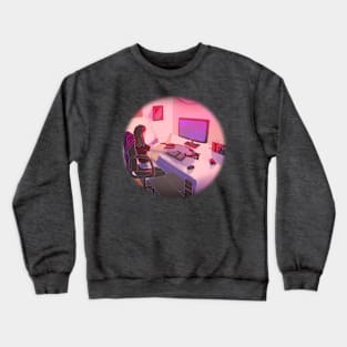 Cosy computer time Crewneck Sweatshirt